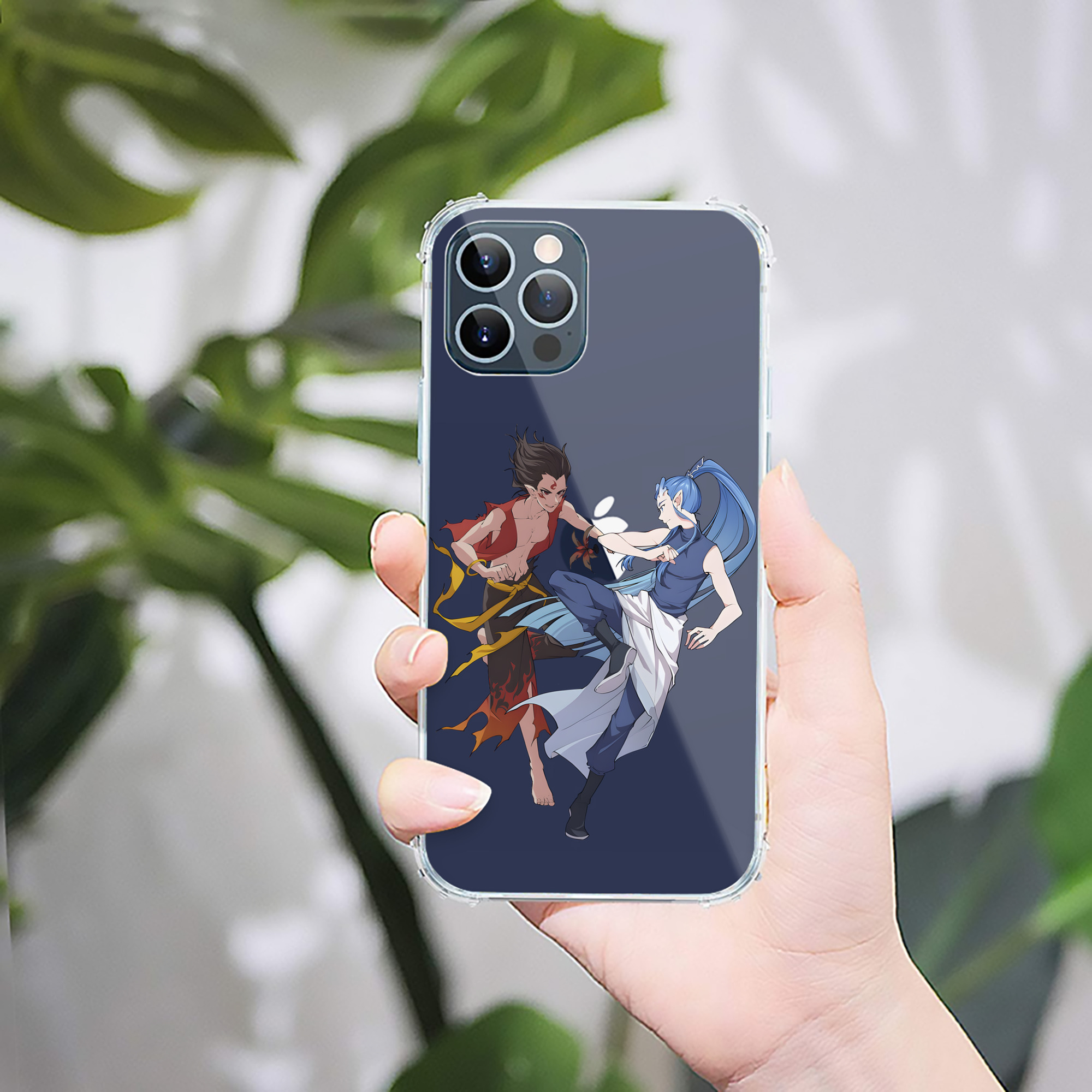 （画像用） Ne Zha 2 ナタ 魔童の大暴れ 【iPhone 12シリーズ対応】透明スマホケース（クリアソフトケース）